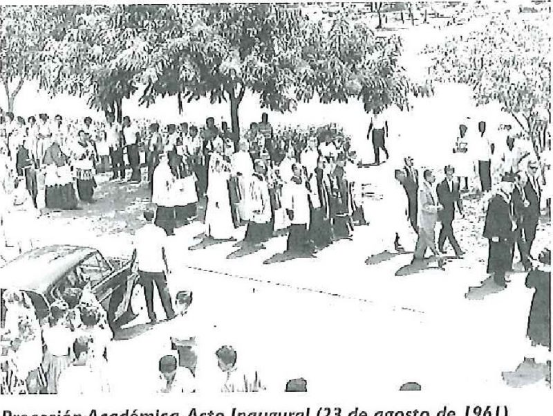 Procesión Académica. Acto Inaugural (23 de agosto de 1961)