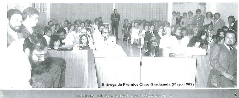 Entrega de Premios Clase Graduanda (Mayo 1982)